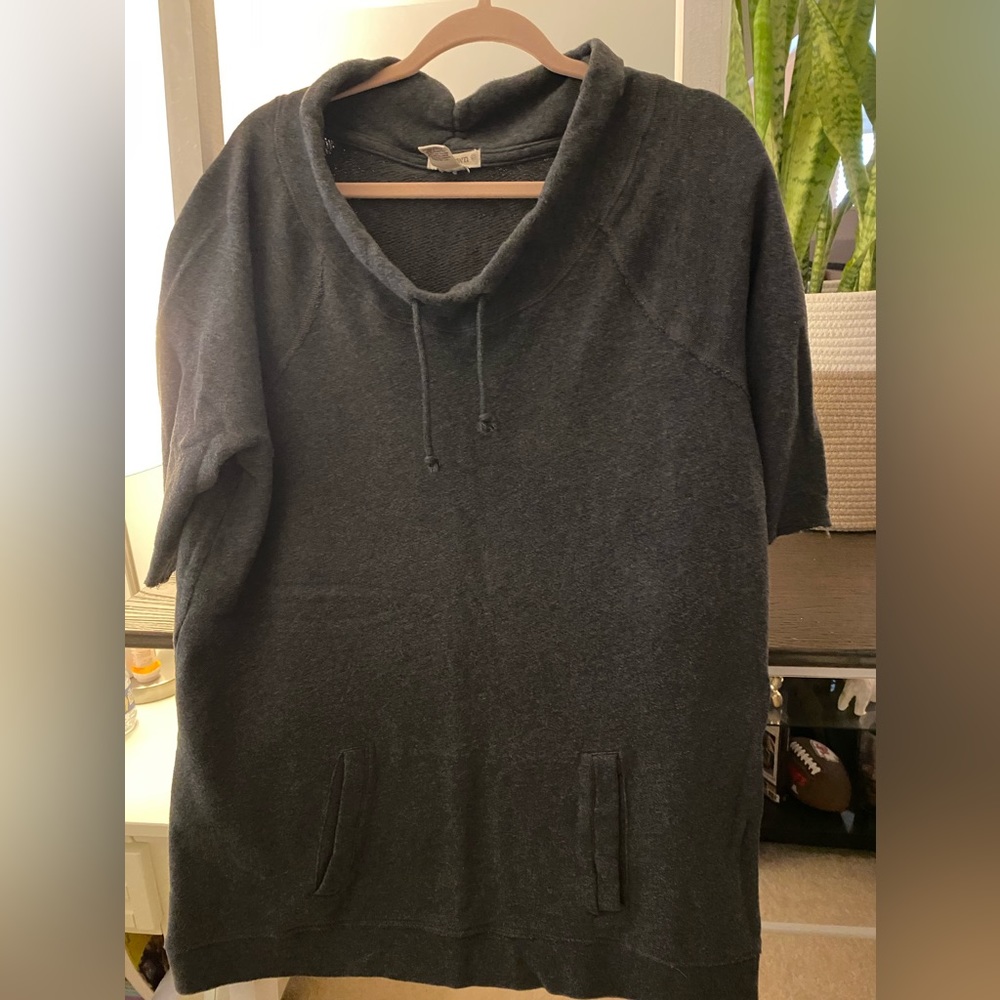 Ruff Hewn 1X Gray short sleeve sweat shirt